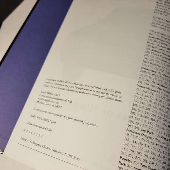 Muscle Car Chronicle Book Hard Cover Colletable Hot Rod Race Car - Picture 3 of 8